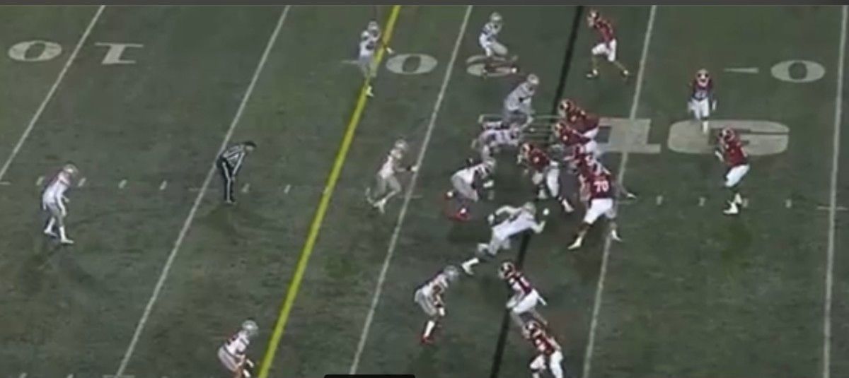 Zach Harrison Explodes off the line
