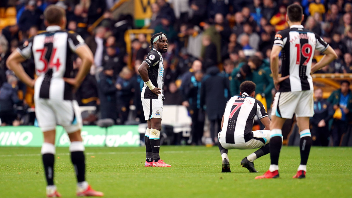 Newcastle United's Allan Saint-Maximin
