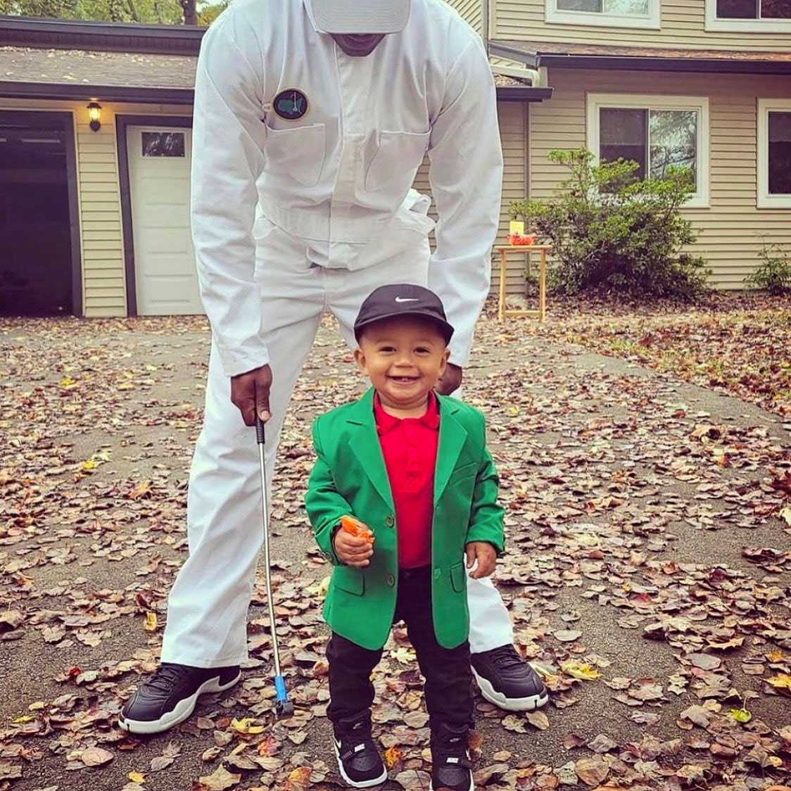 Toddler Tiger Woods is one of the best Halloween costumes we've seen.