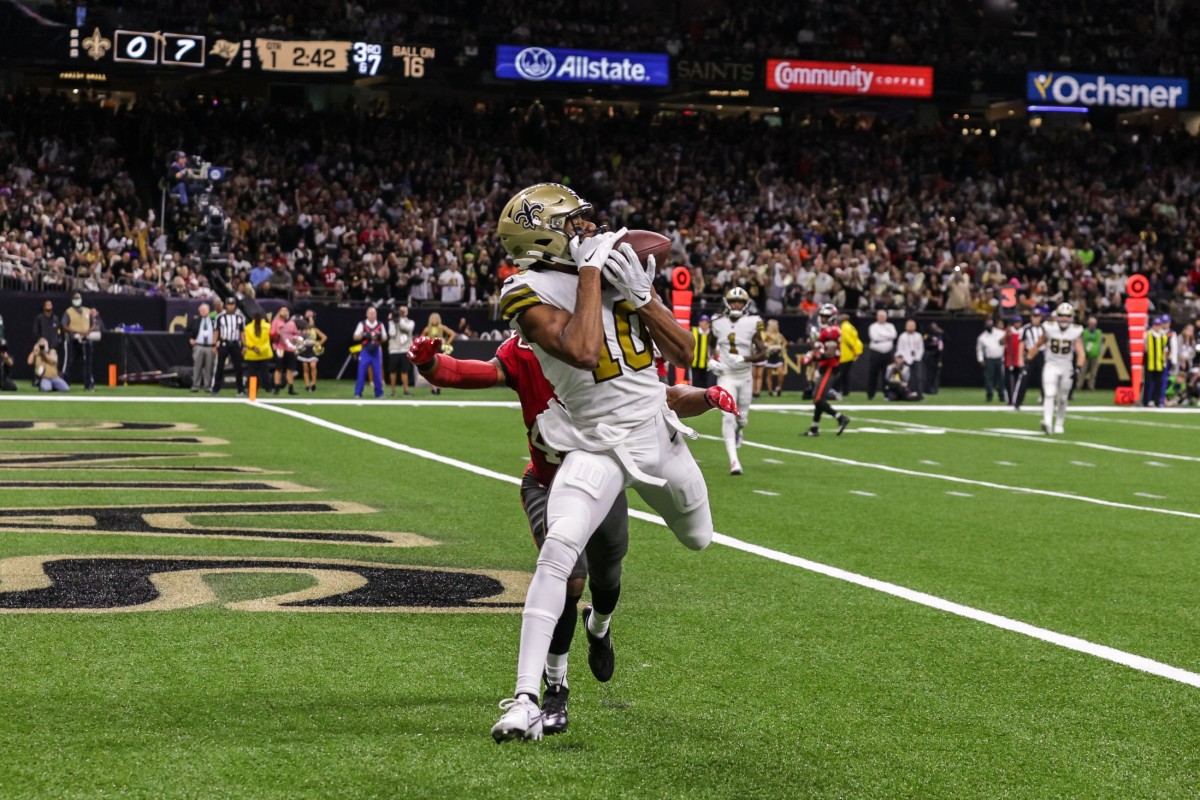 New Orleans Saints wide receiver Tre'Quan Smith (10)