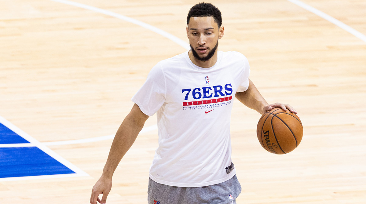 Ben Simmons with the 76ers.