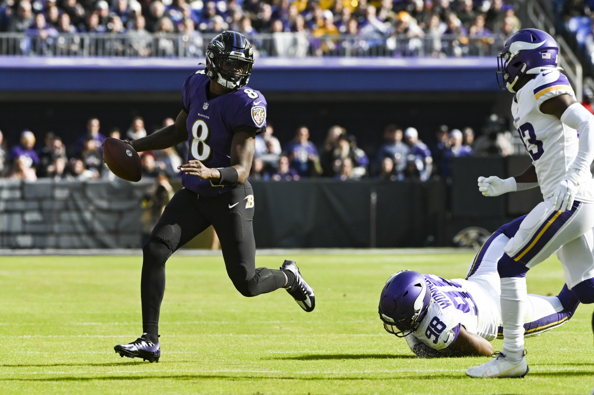 Every Lamar Jackson Completion From 442-yard Day vs. the Colts on