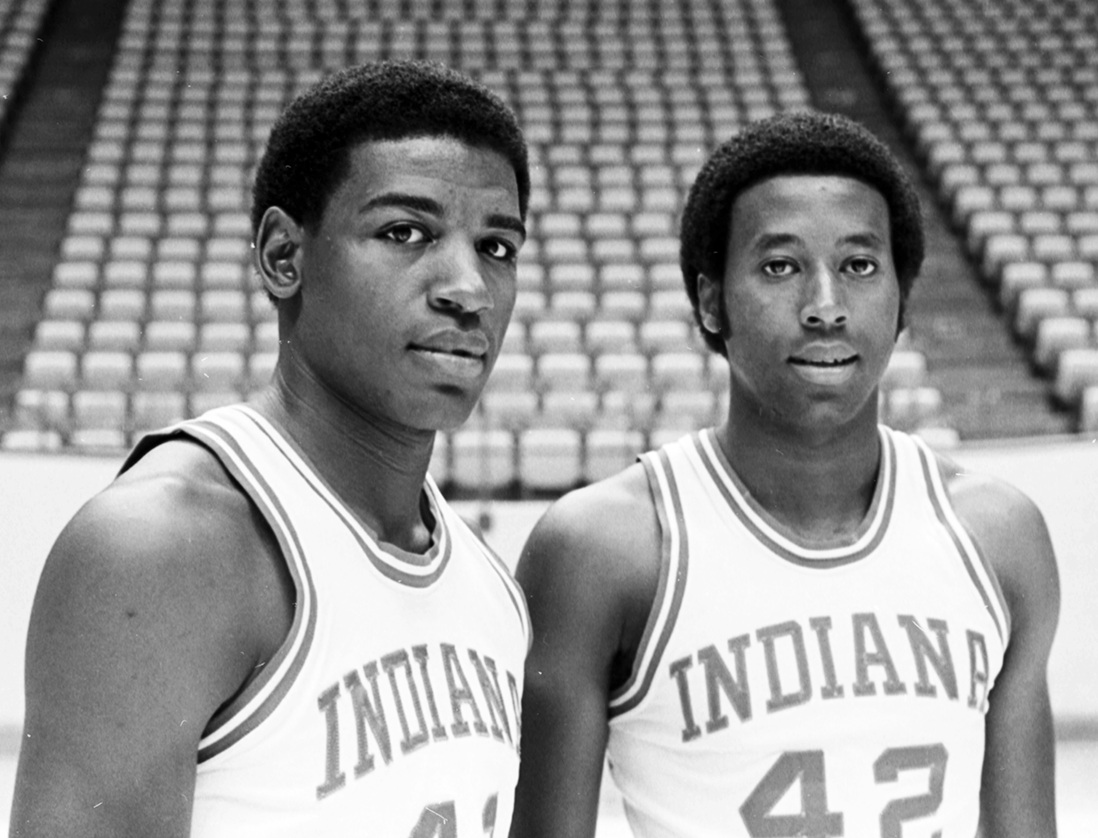Butch Carter (left) and Mike Woodson were a huge part of Indiana's 1976 recruiting class. IU Archives)