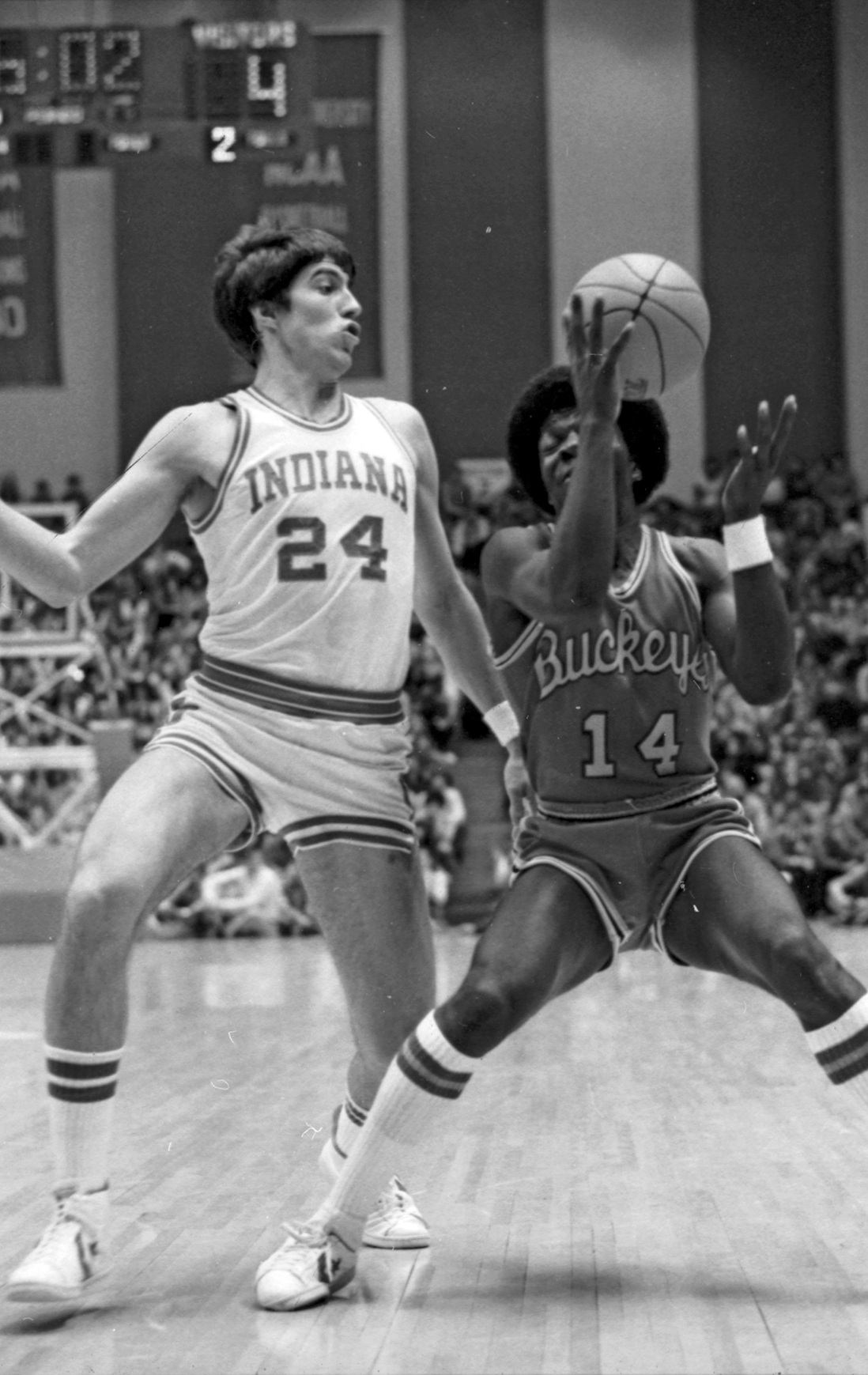 Randy Wittman (24) had a great career at Indiana, but he was injured early in the 1979-80 season and was out for the season. (IU Archive)