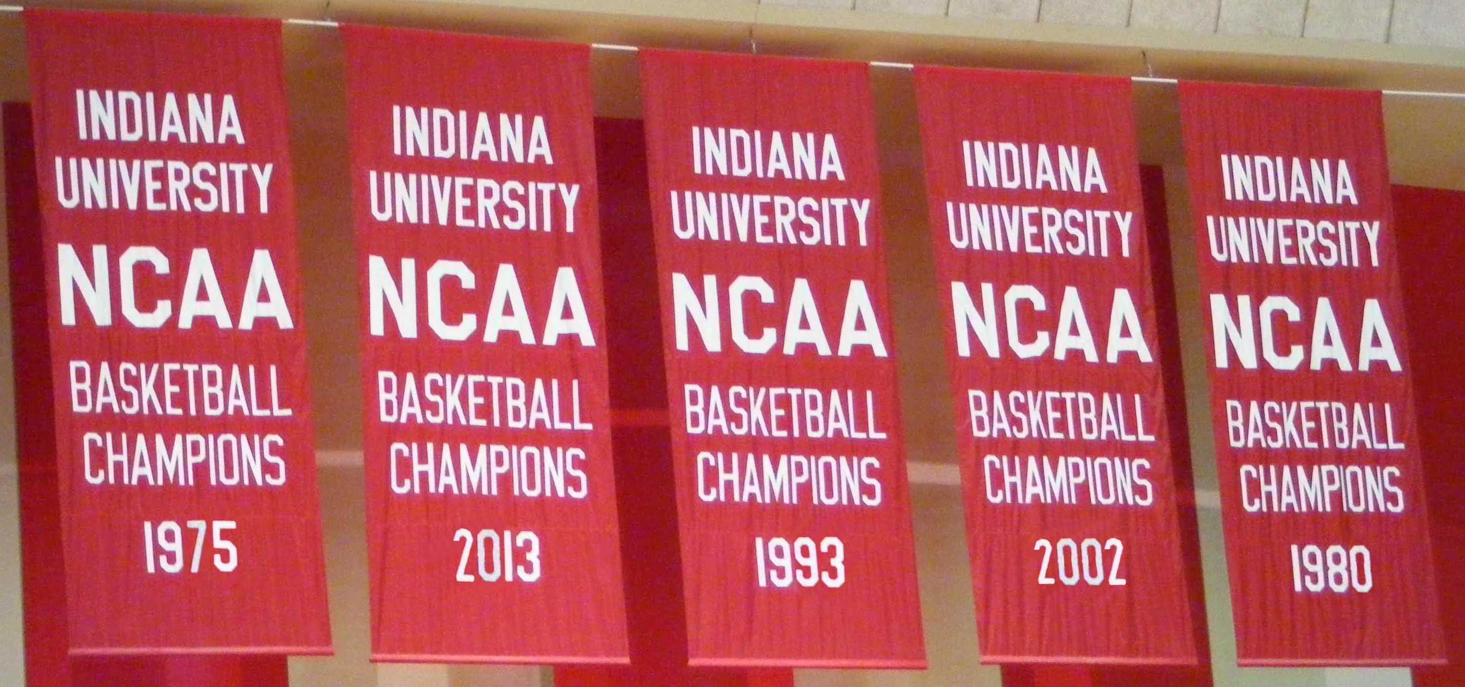 There could have been many more banners in Assembly Hall. These five years, thanks to a little Photoshop work, were chronicled in the book "Missing Banners'' by Terry Hutchens and Tom Brew.