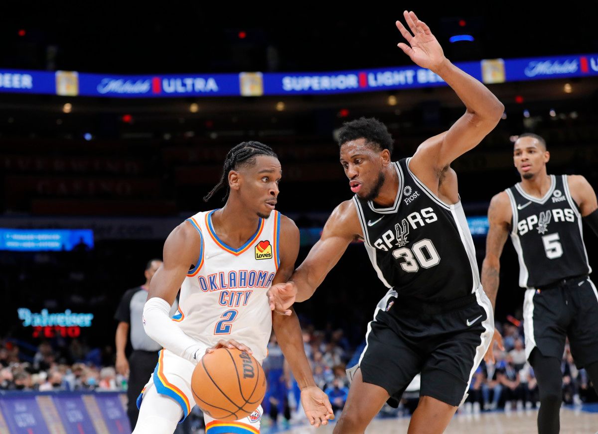 Shai Gilgeous-Alexander, San Antonio Spurs