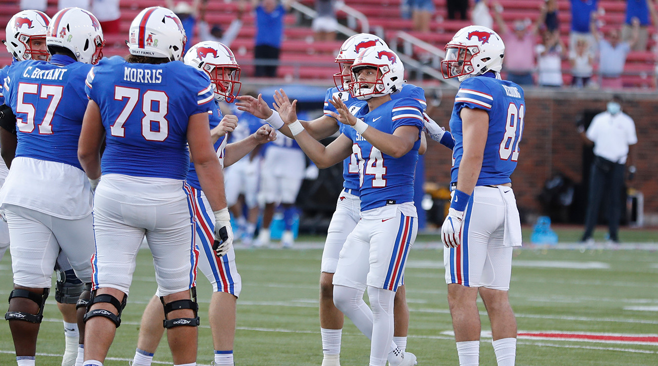 SMU kicker Chris Naggar
