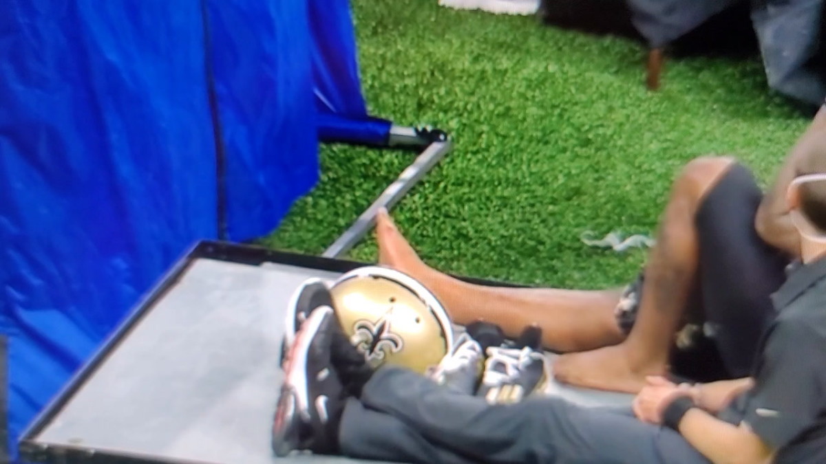 GardnerJohnson Toe Injury, Carted Off Sports Illustrated New Orleans