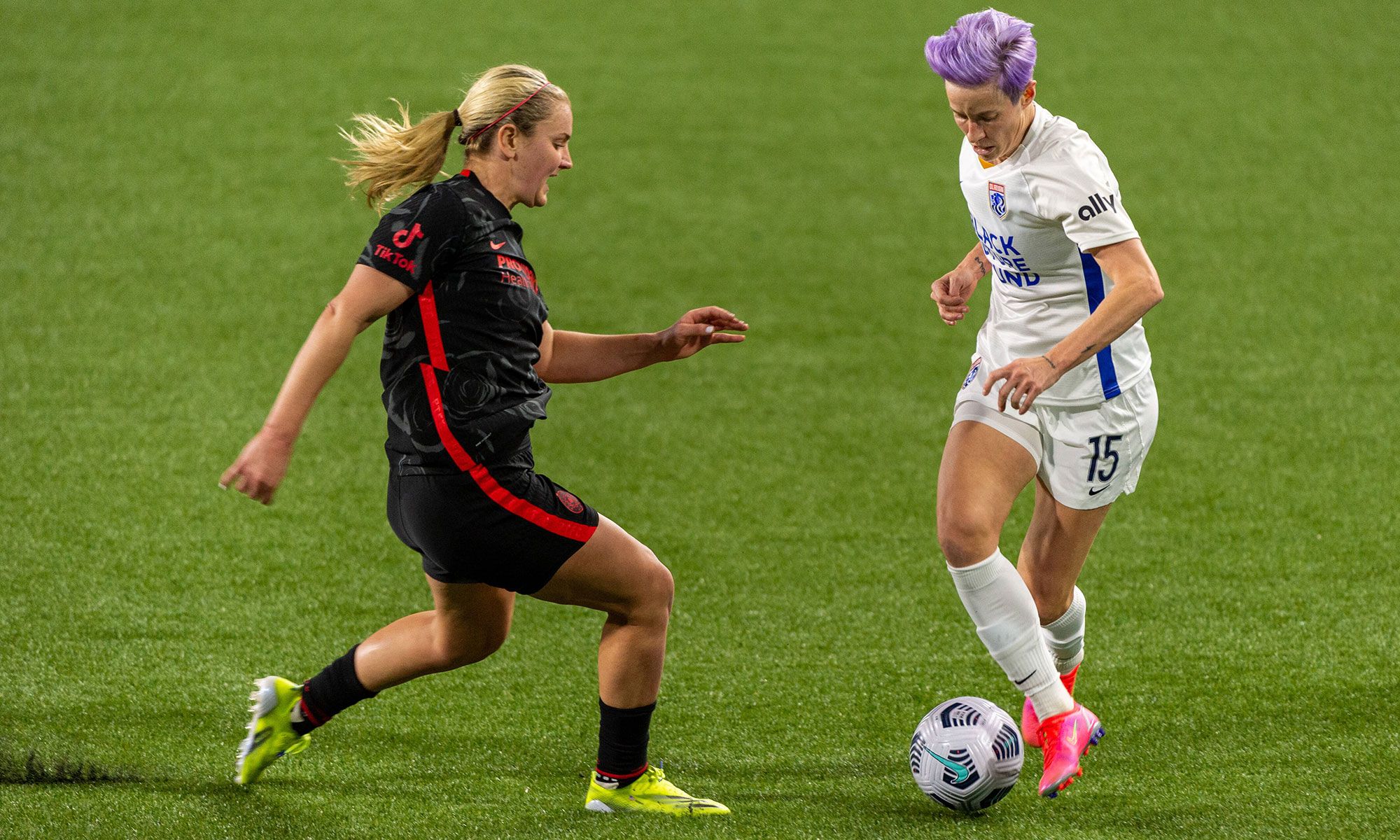 Lindsey Horan and Megan Rapinoe lead their NWSL teams in the semifinals