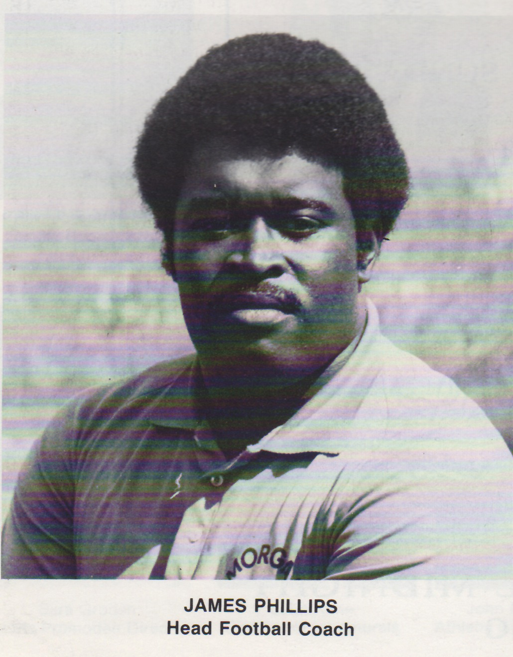 James Phillips, former Morgan State football and wrestling coach