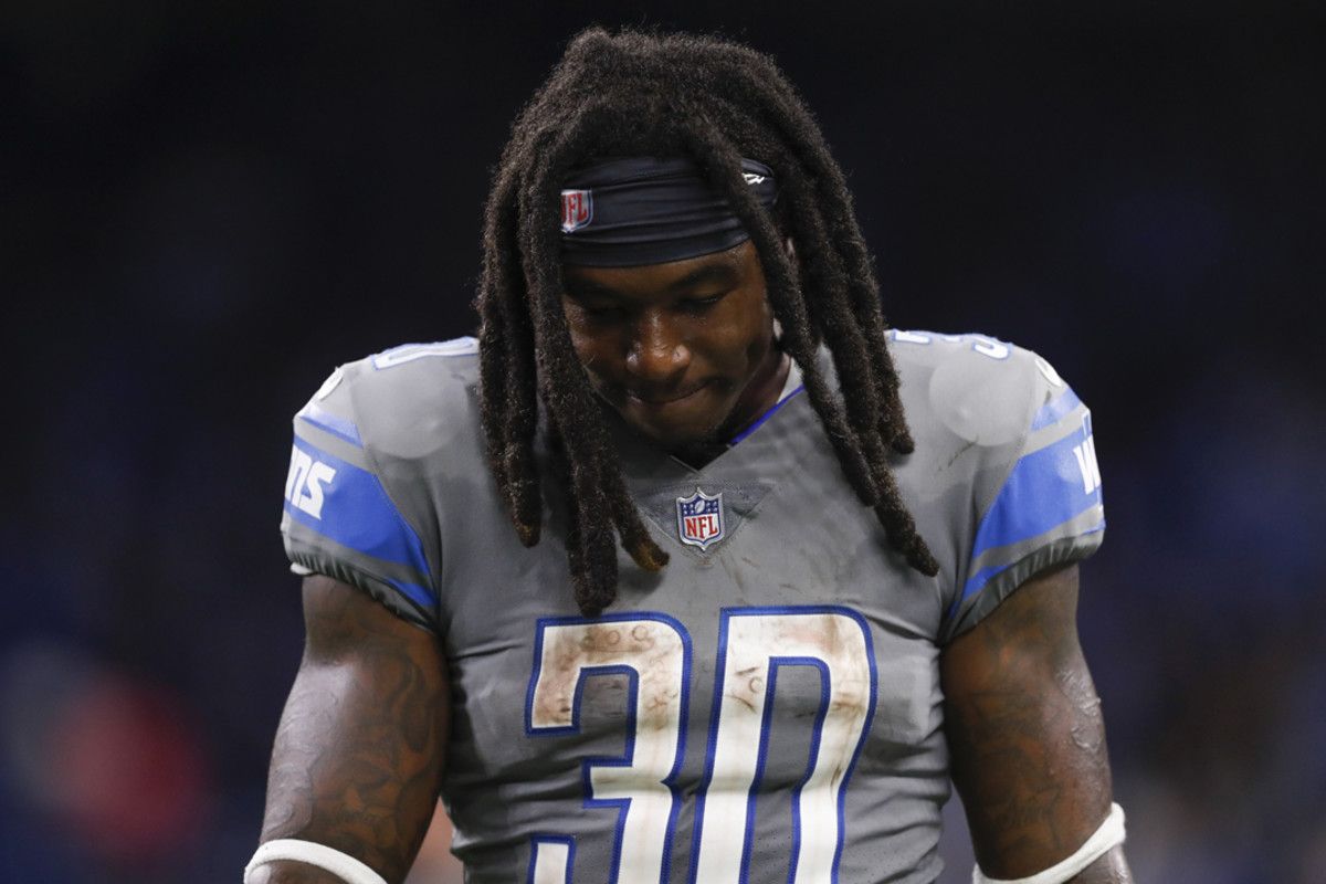 Detroit Lions running back Jamaal Williams