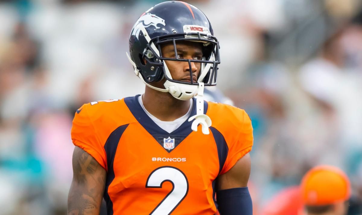 Denver Broncos cornerback Pat Surtain II (2) against the Jacksonville Jaguars at TIAA Bank Field.