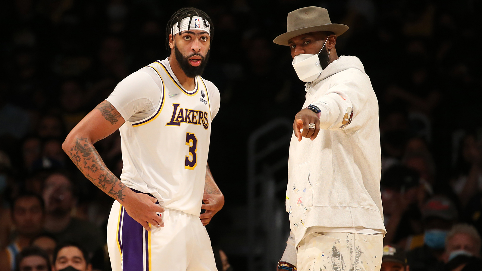 LeBron James and Anthony Davis