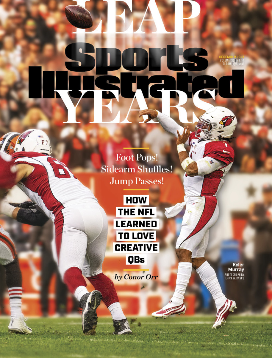 Sports Illustrated December 2021 cover on QB mechanics, featuring Kyler Murray