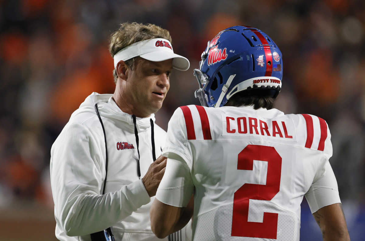 If Corral enters the NFL Draft, Ole Miss Head Coach Lane Kiffin will probably want a quarterback from the transfer portal