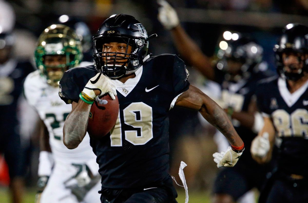 Mike Hughes was an electric return man for the Knights.