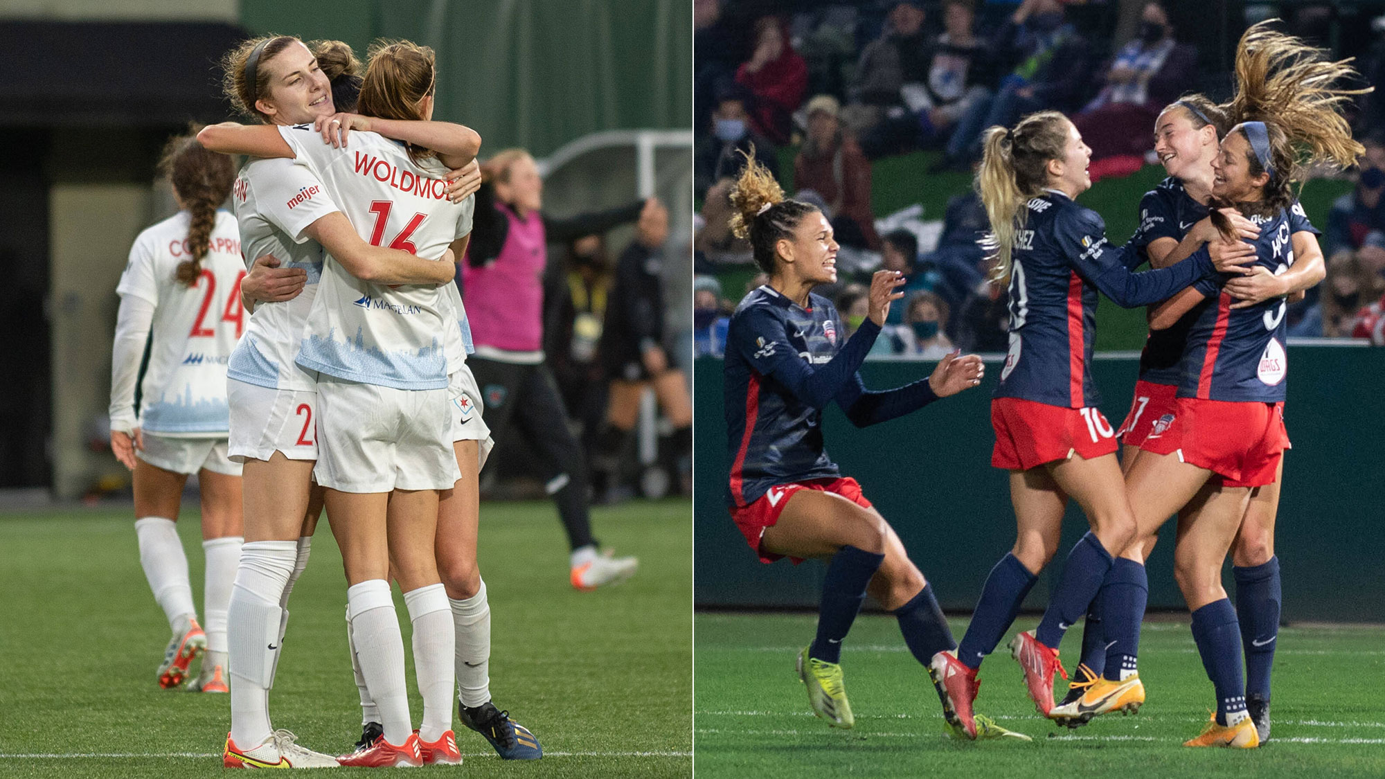 The Chicago Red Stars and Washington Spirit will play for the NWSL title