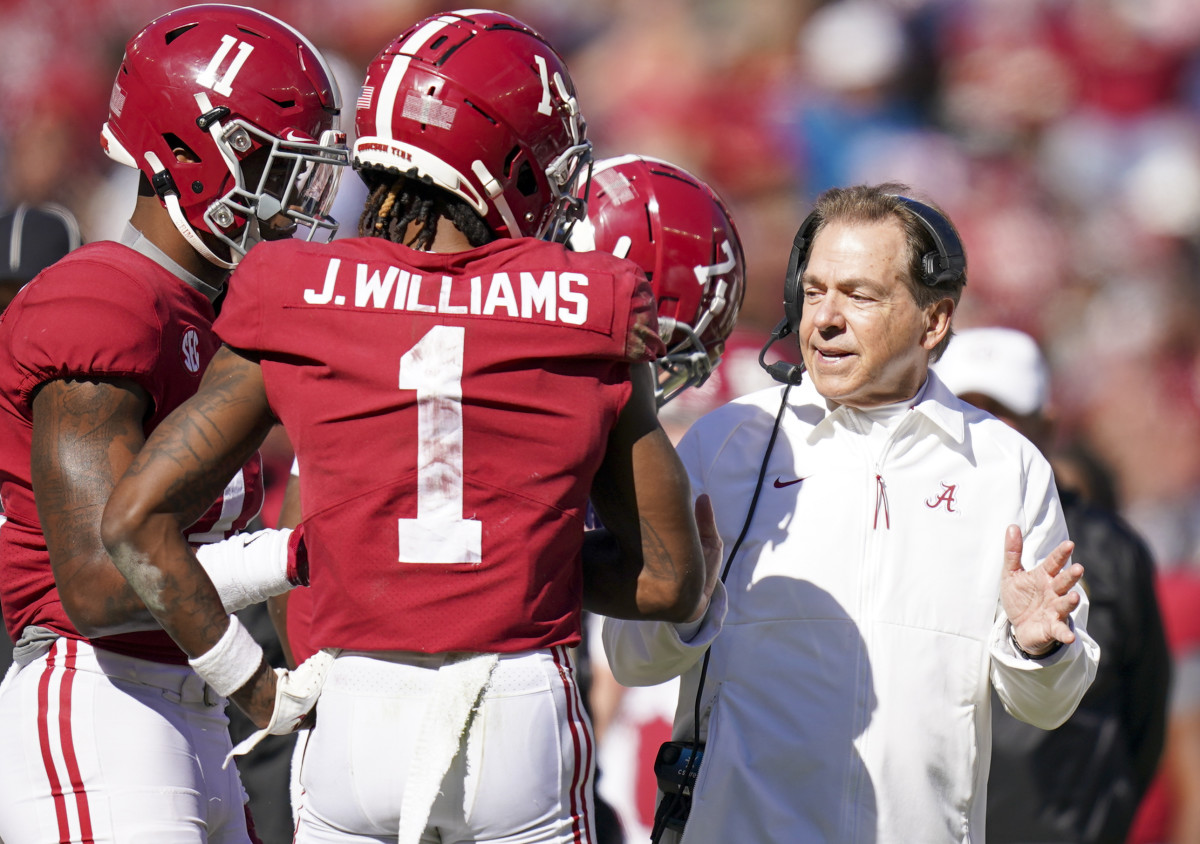 Jameson Williams averaged a whopping 19.9 yards per catch for the Alabama Crimson Tide.
