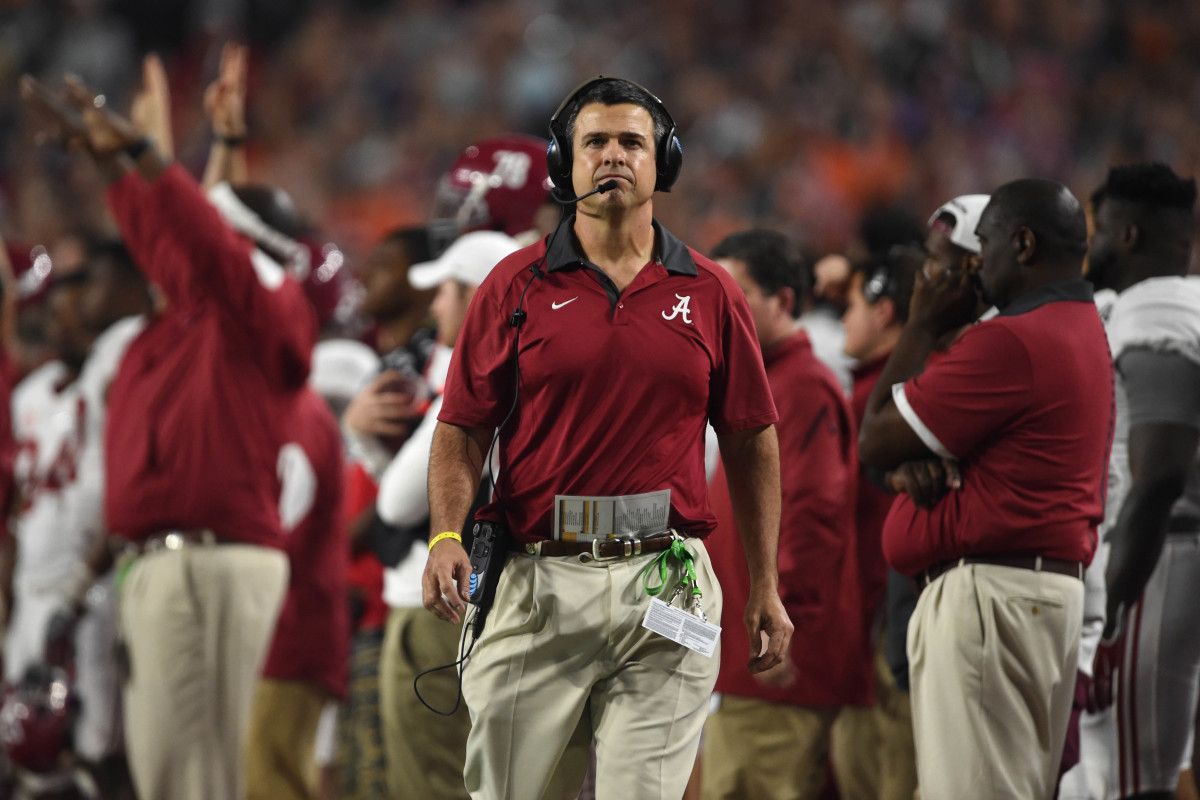 Now Oregon Head Coach, Mario Cristobal was the offensive line coach at Alabama from 2013-16