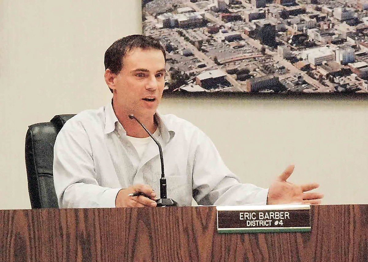 Barber during his city council days.