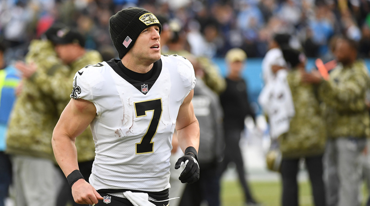 Taysom Hill with the Saints.