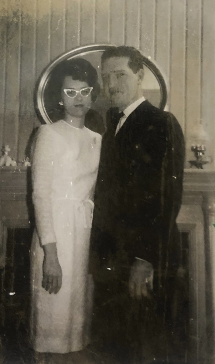 George and Susan Grimes upon their engagement in 1962.