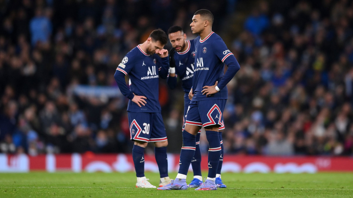 PSG's Lionel Messi, Neymar and Kylian Mbappé
