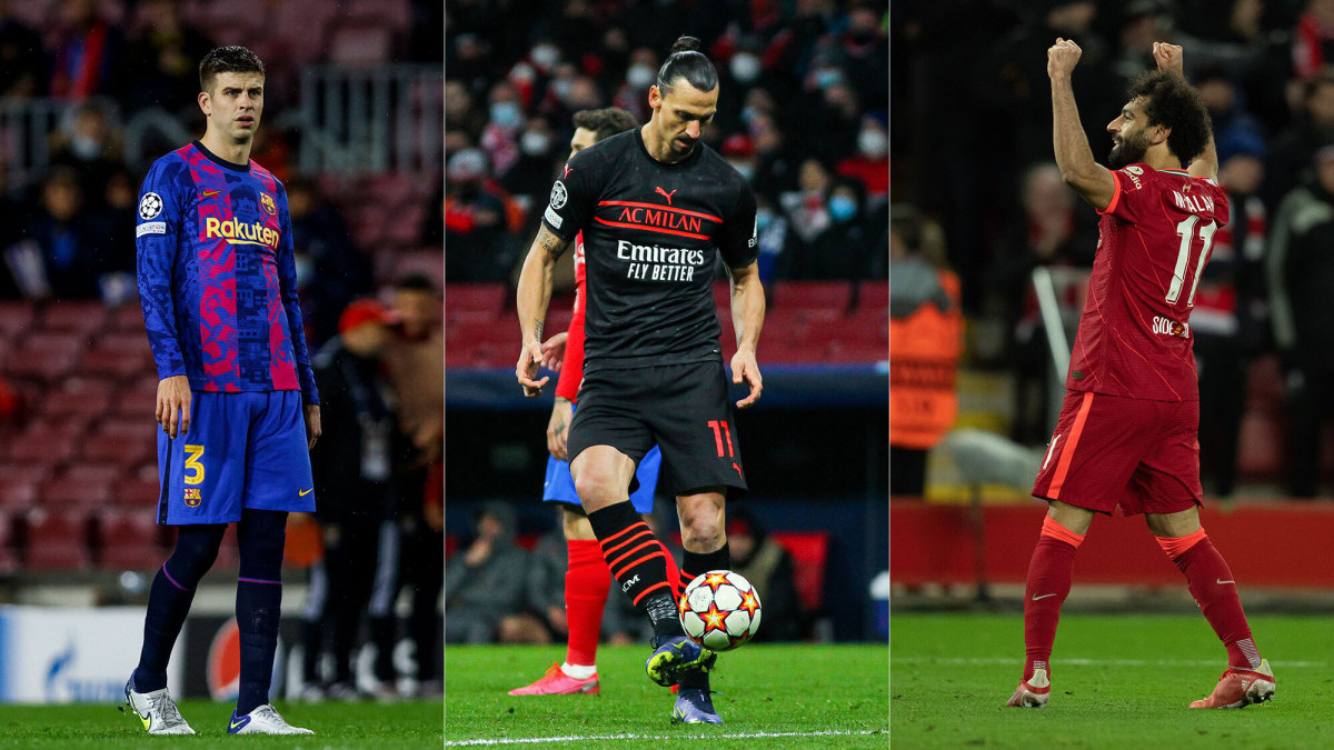 Barcelona, AC Milan and Liverpool compete in the UEFA Champions League