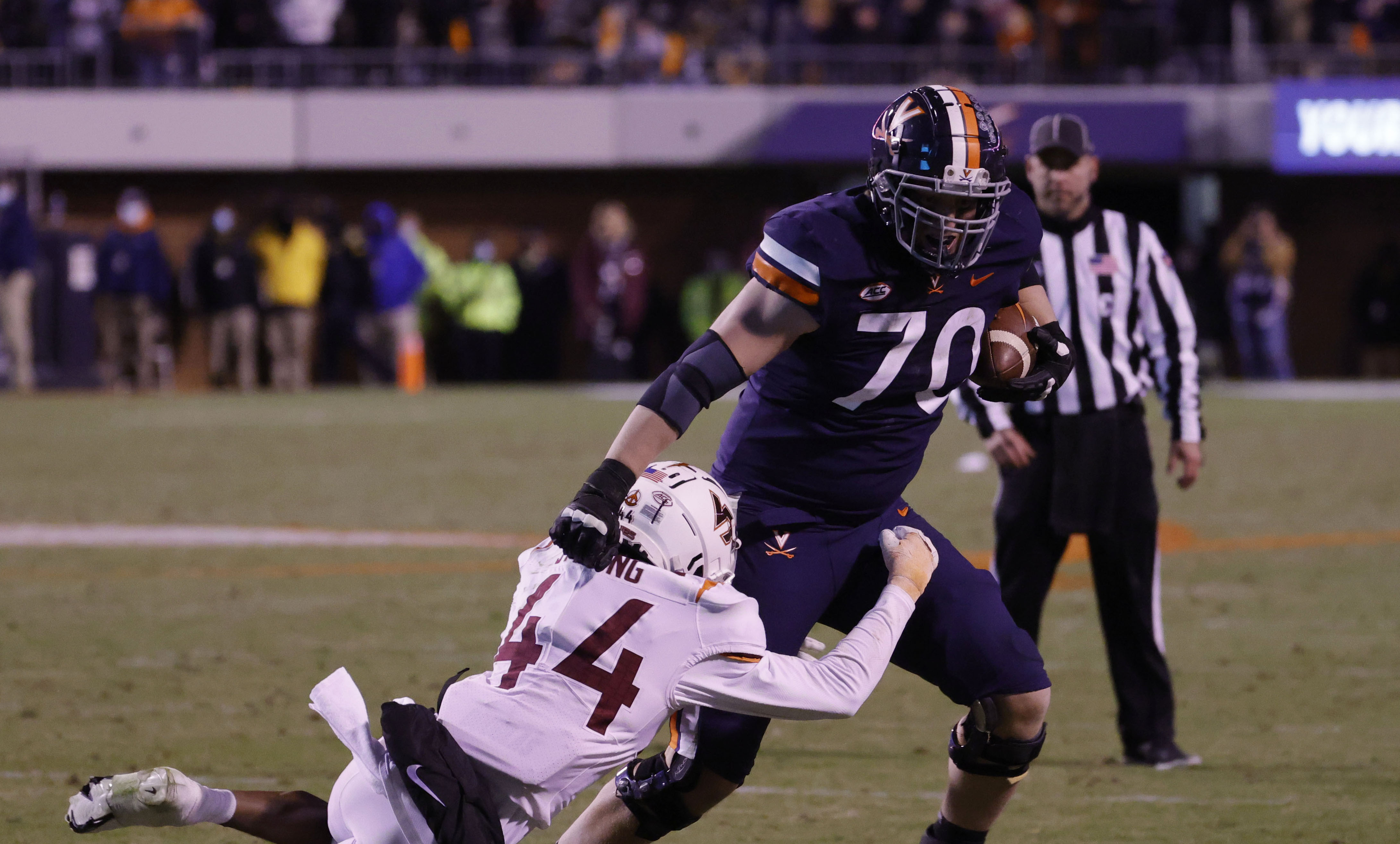 Virginia OT Bobby Haskins Enters Transfer Portal Sports Illustrated