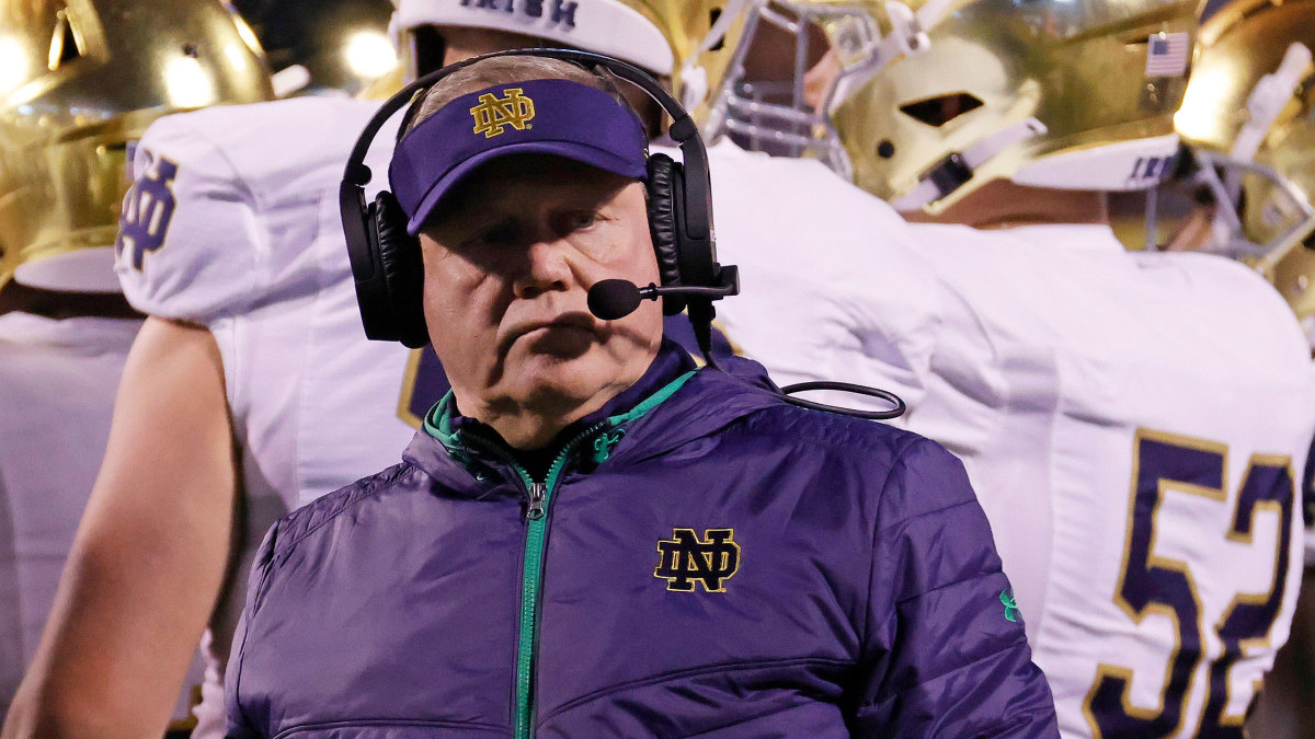 Former Notre Dame coach Brian Kelly