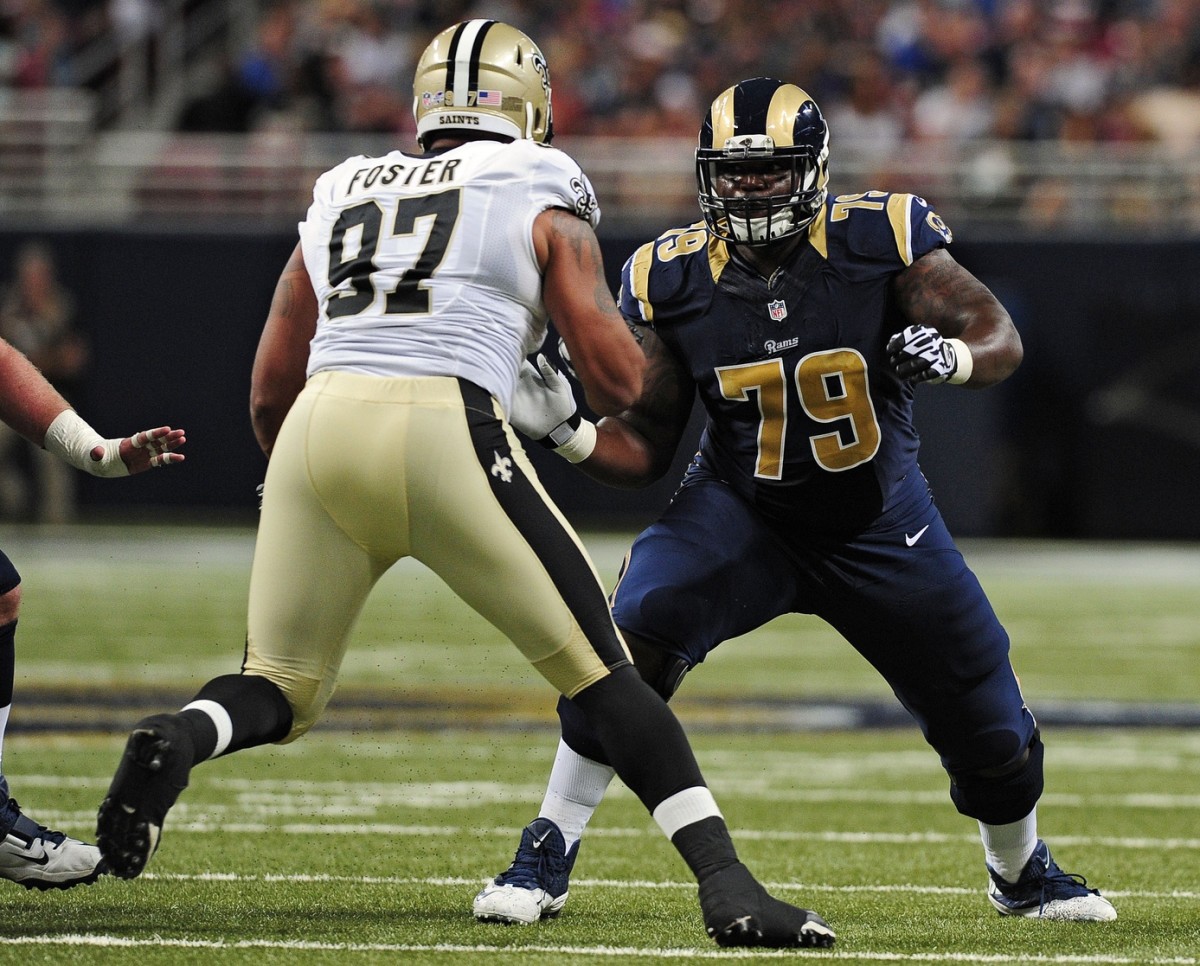 New Orleans Saints defensive end Glenn Foster (97)