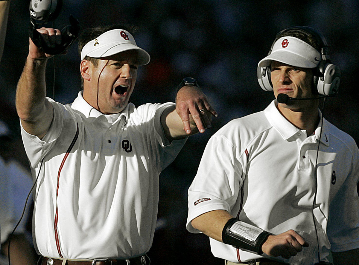 Bob Stoops and Brent Venables in 2005