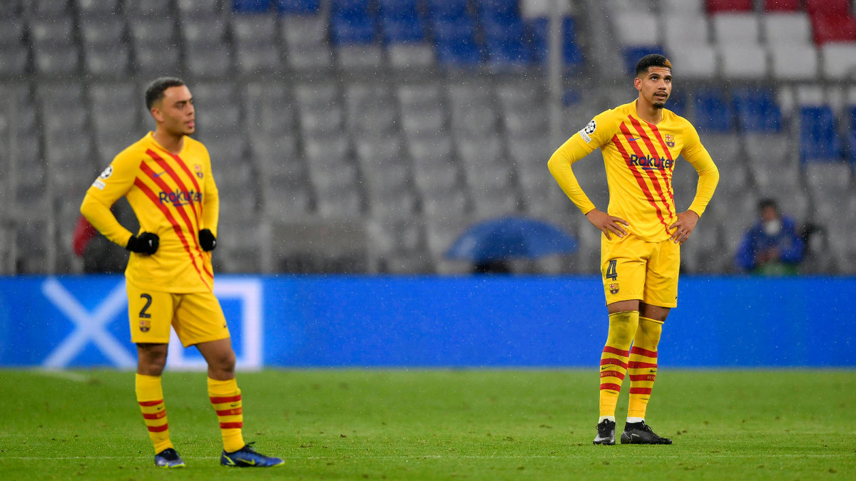 Barcelona tumbles out of the Champions League in the group stage