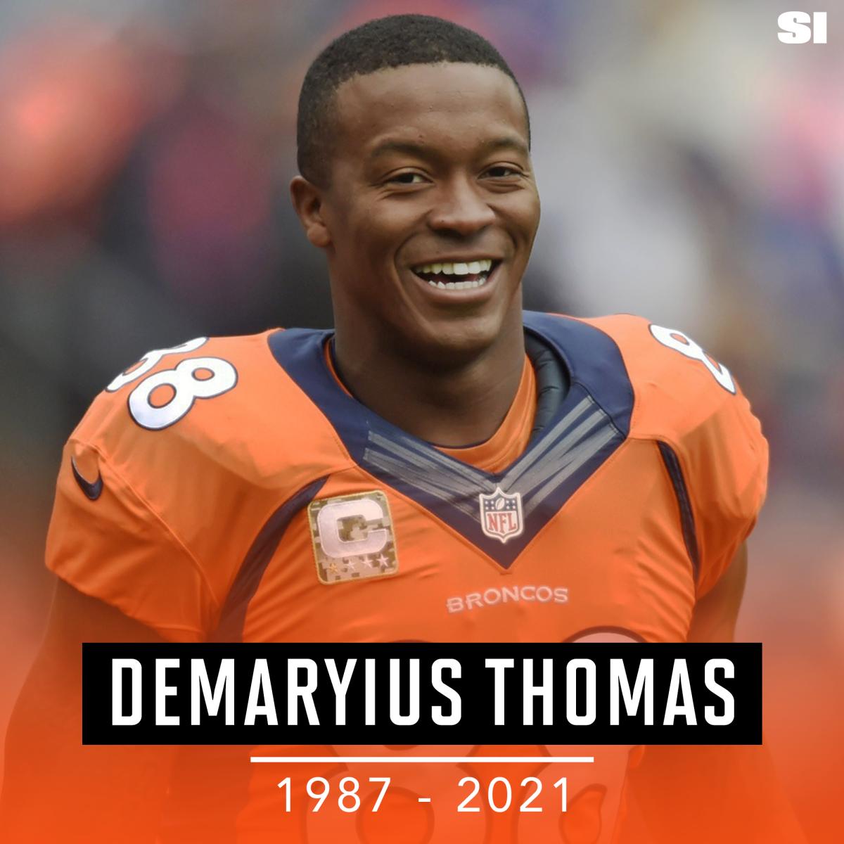 Broncos star Demaryius Thomas died at 33 years old.