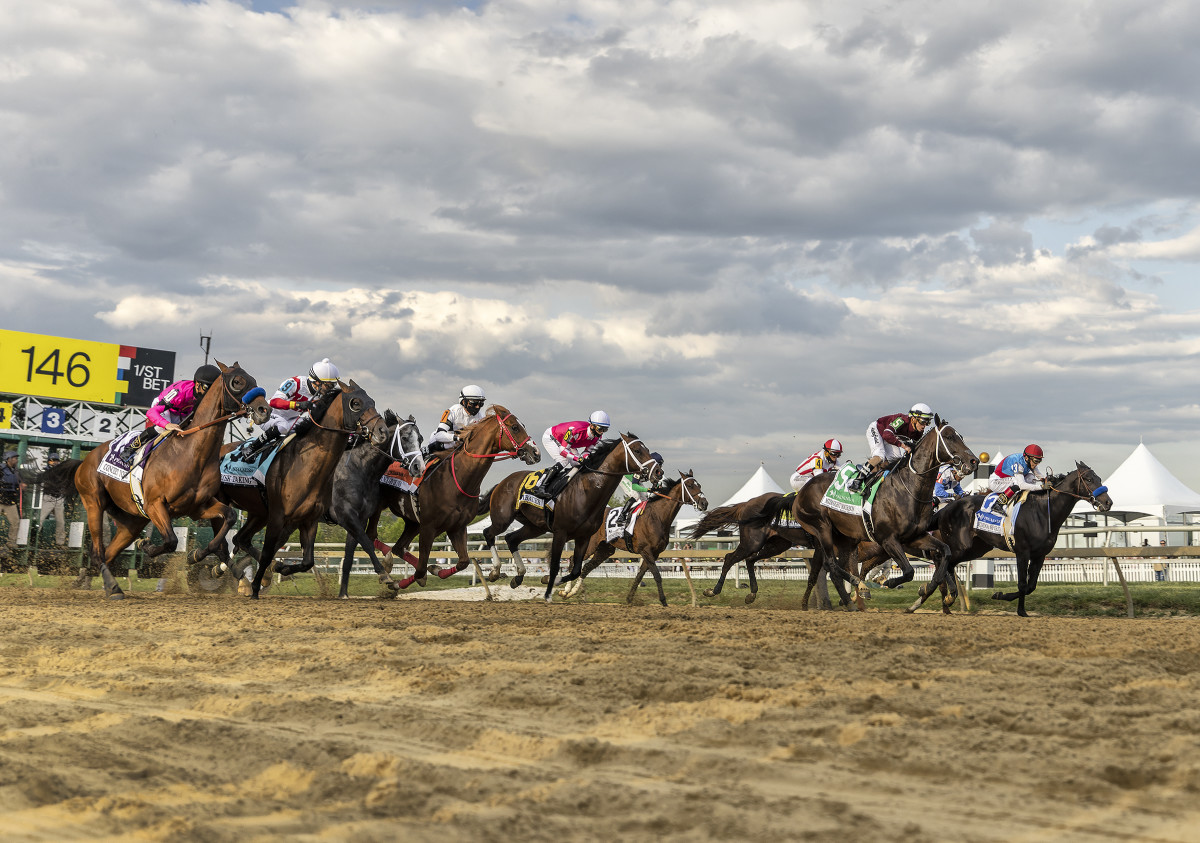 Rombauer won the 2021 Preakness Stakes at Pimlico Race Course in Baltimore.