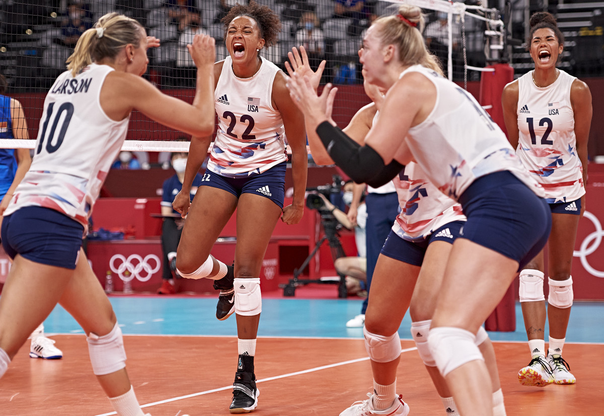 Team USA takes on China during the 2020 Summer Olympics in Tokyo.