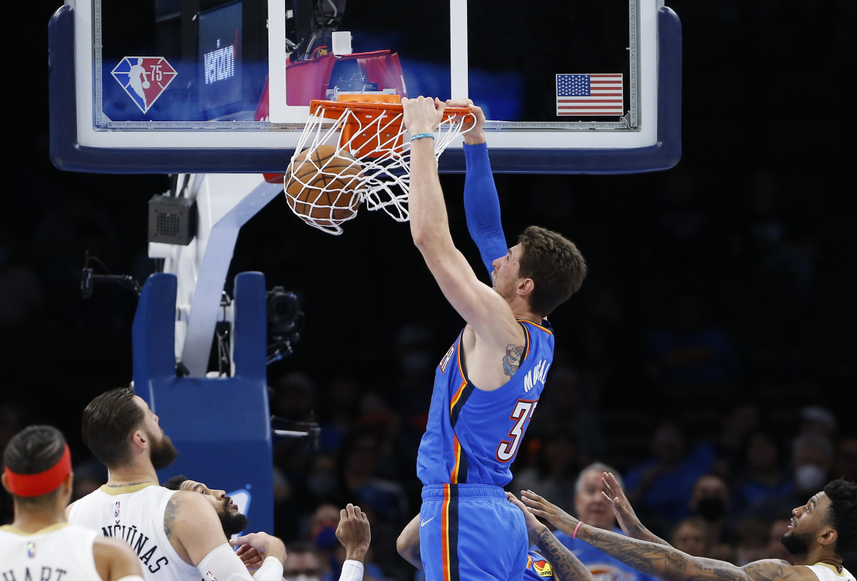 Mike Muscala has become a consistent scoring option within the Thunder's offense.