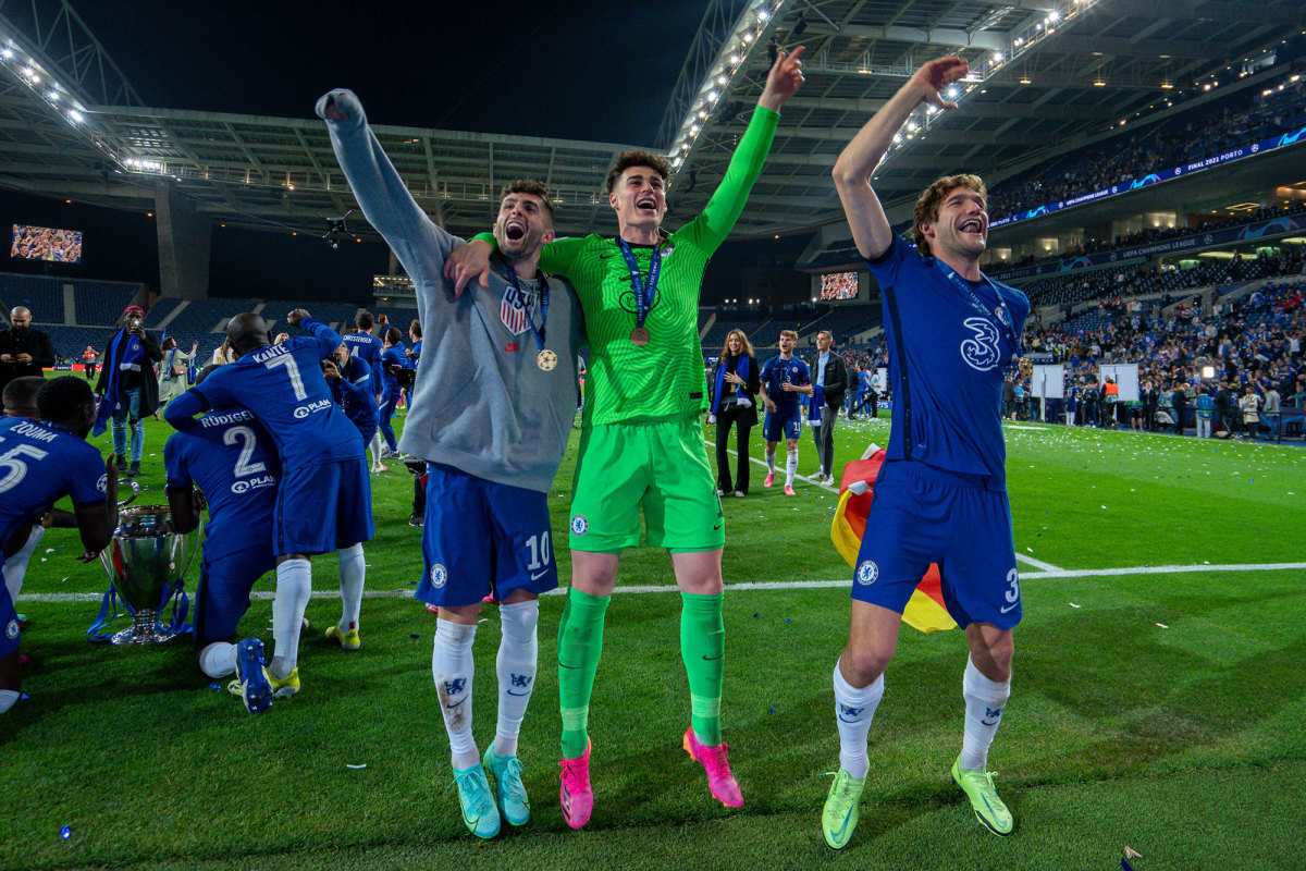 Christian Pulisic wins the Champions League title with Chelsea