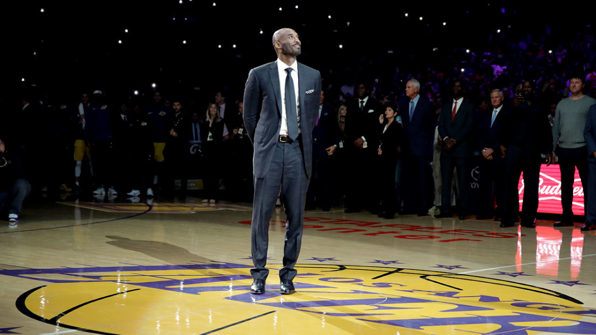 Lakers retire Kobe Bryant's 8 and 24 jerseys 