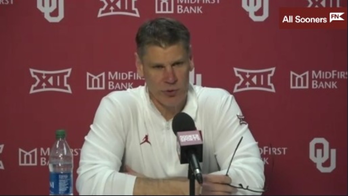 WATCH Oklahoma HC Porter Moser UTArlington Postgame Sports