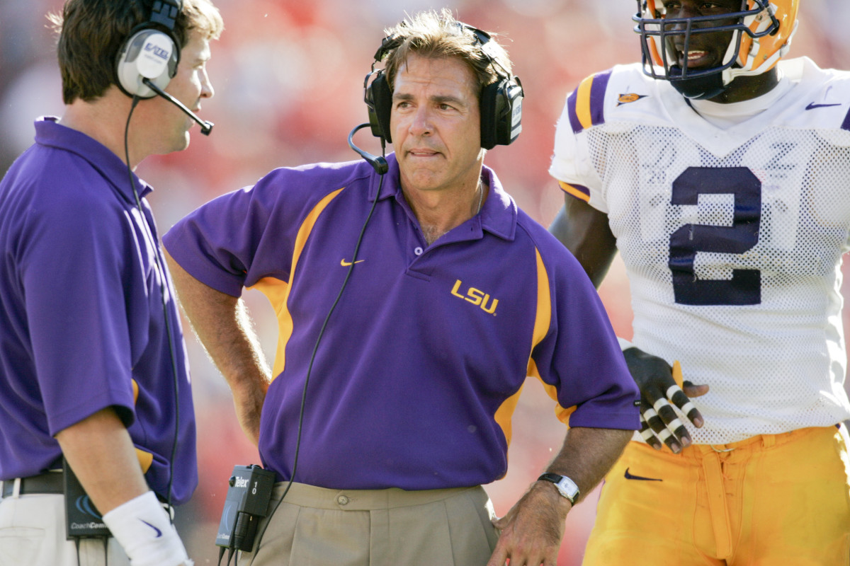Nick Saban started working more closely with Pete Jenkins when he was head coach at LSU.