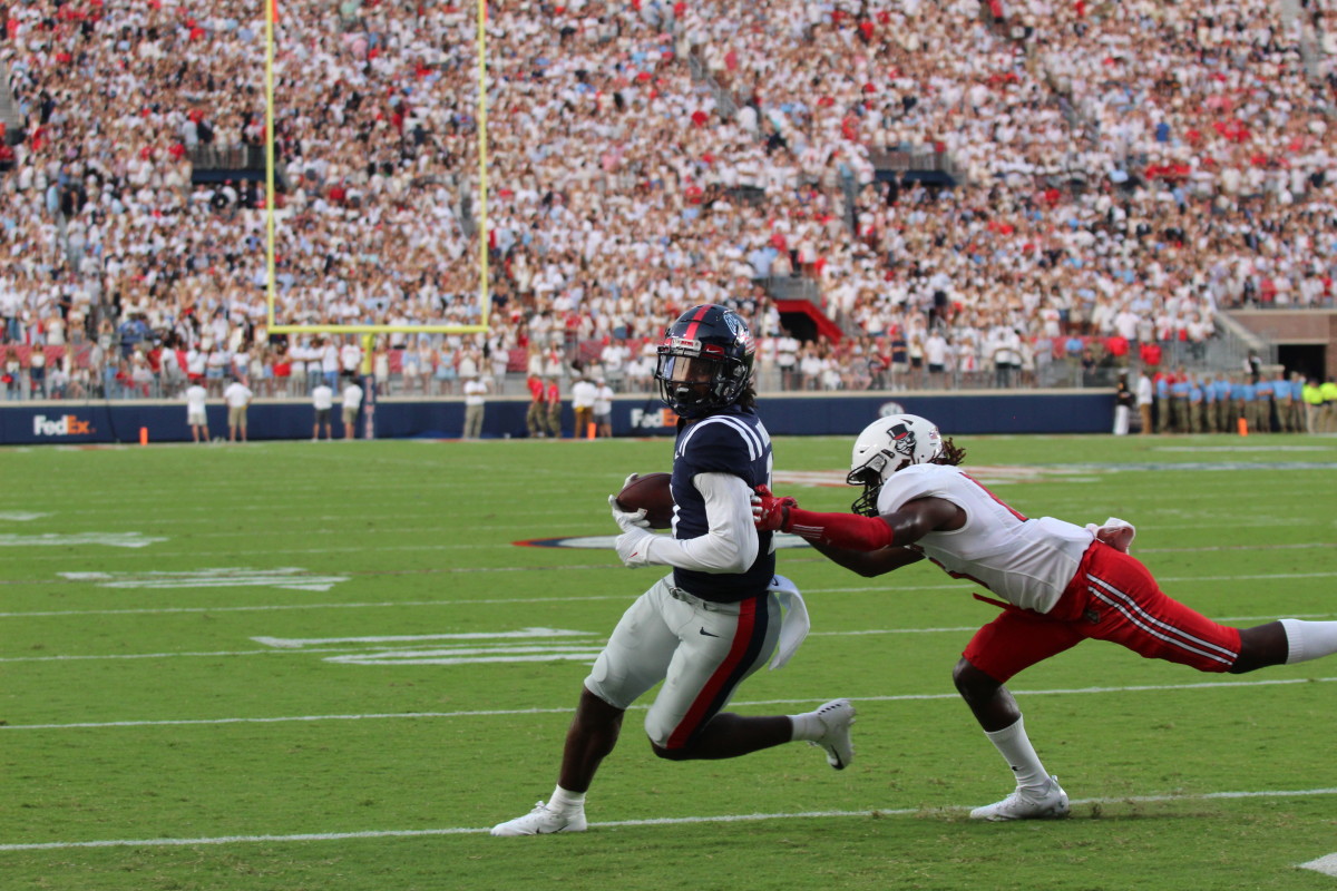 WR Dontario Drummond's 1,076 yards and eight touchdowns will be missed in Oxford.