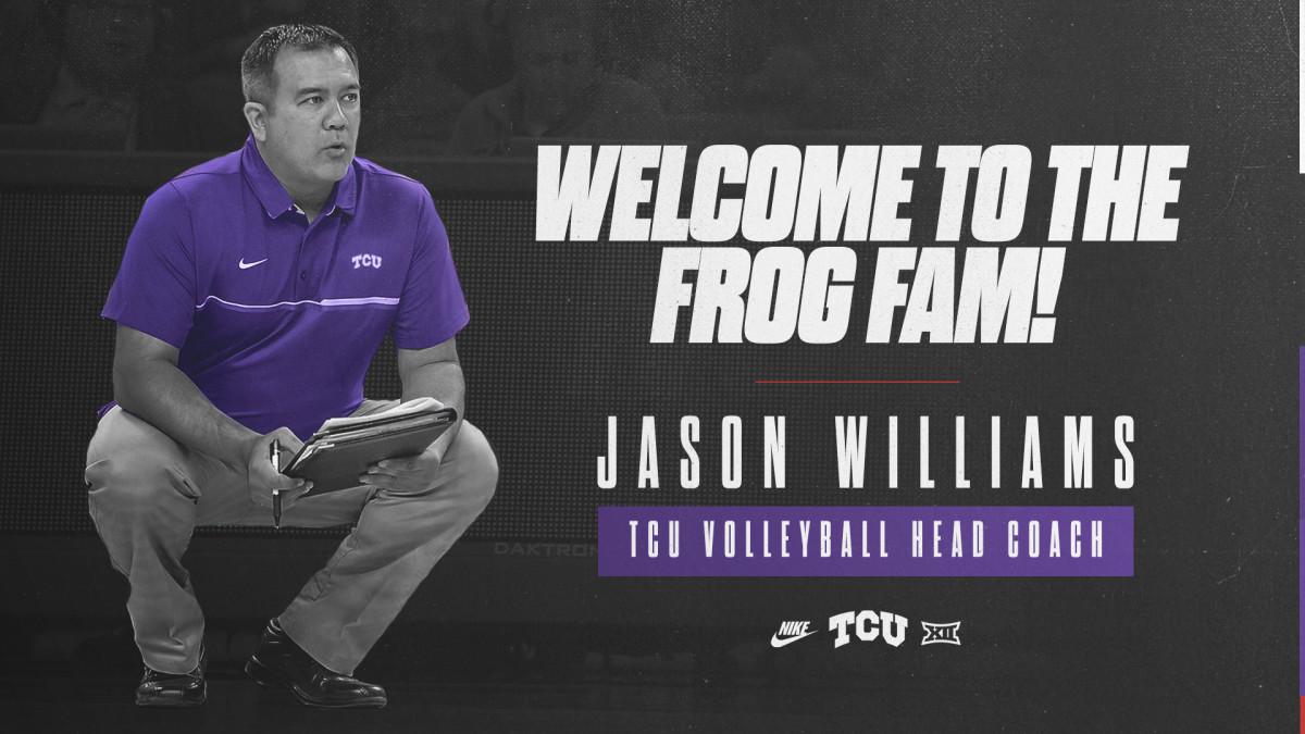 @TCU Volleyball- Photo of Coach Jason Williams