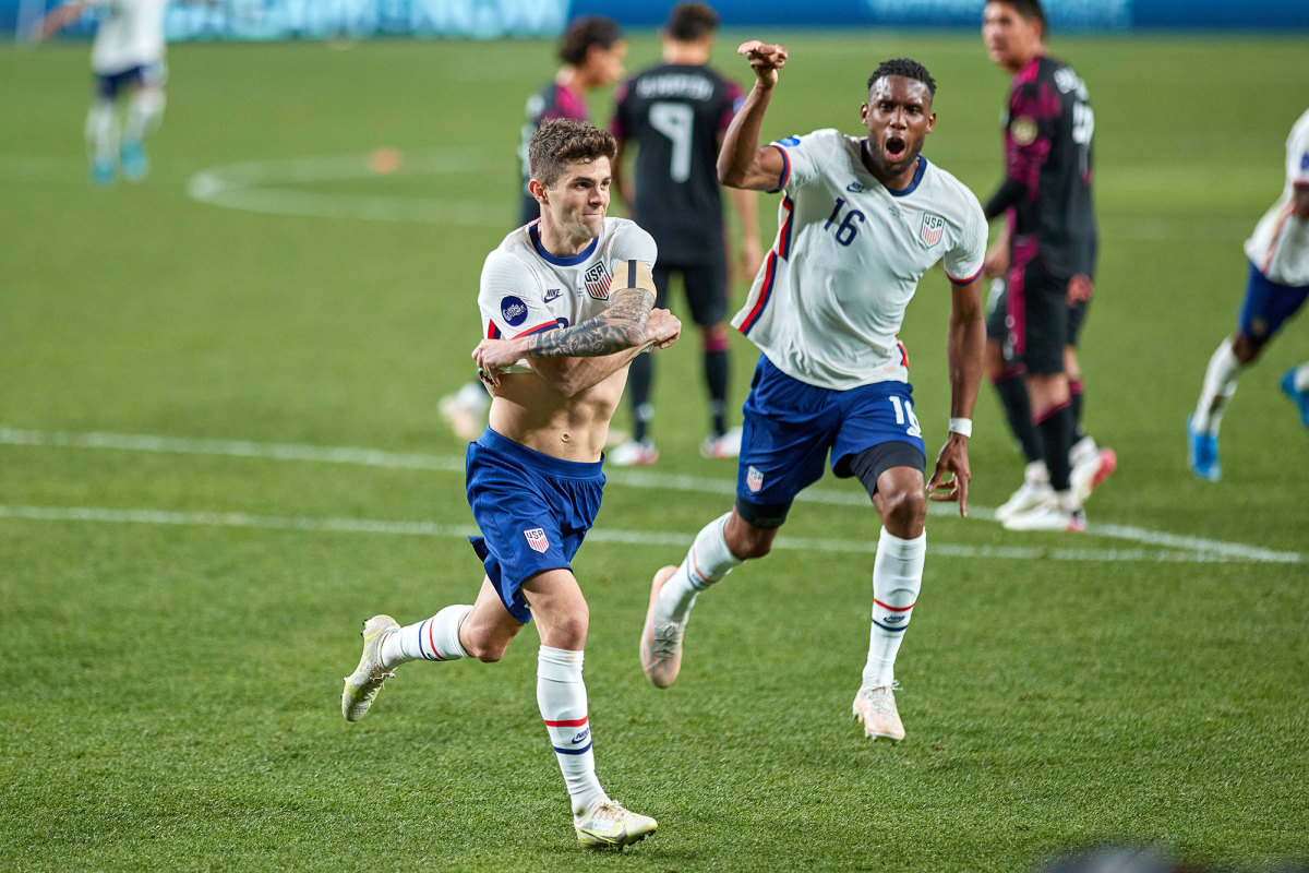 Christian Pulisic scores in the Nations League final vs. Mexico