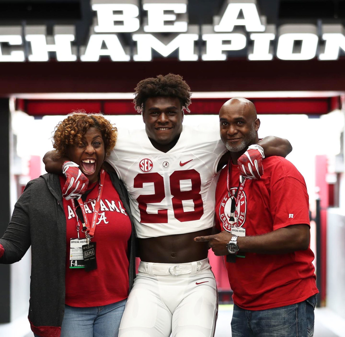 Will Anderson and his parents