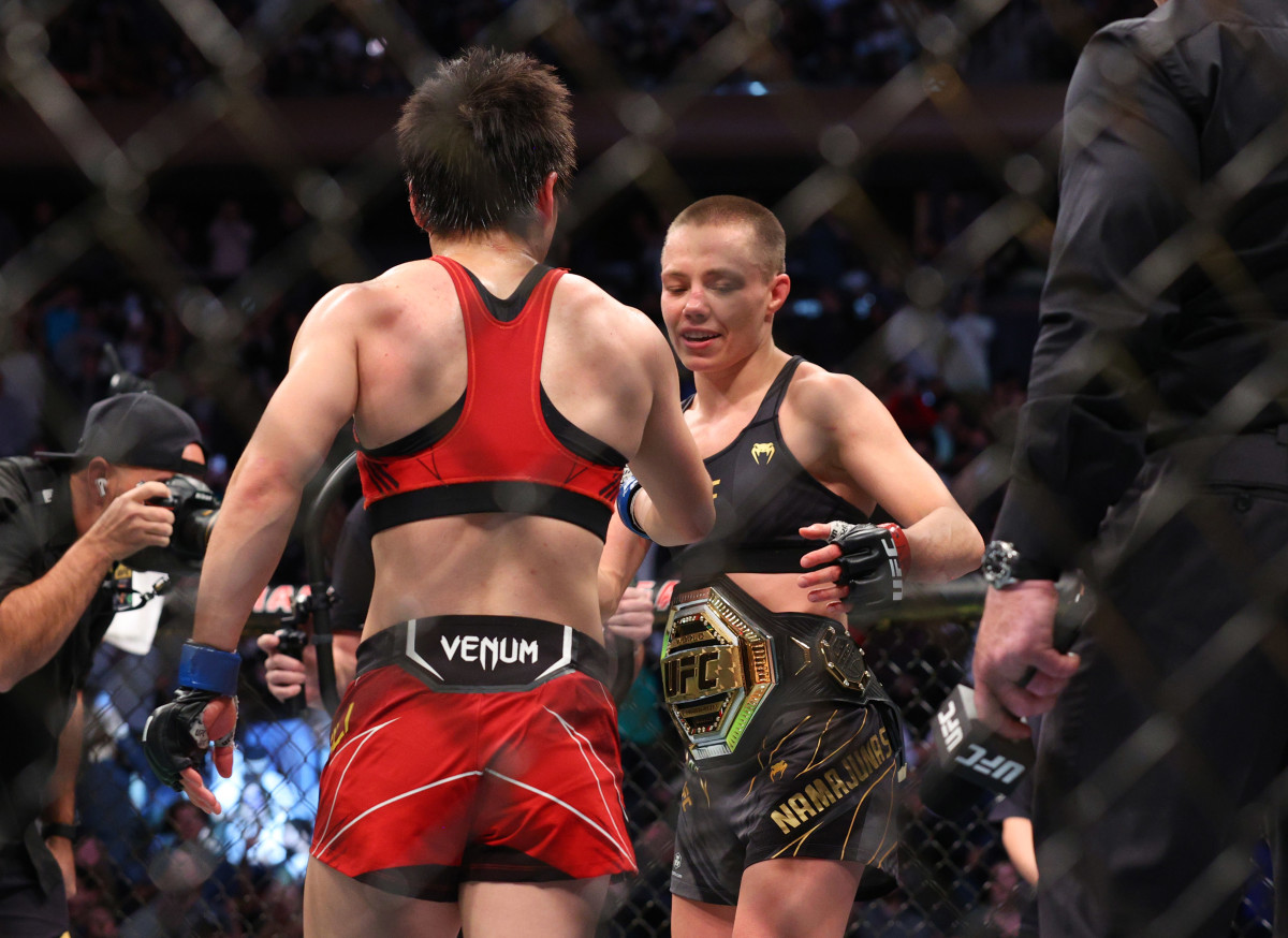 Rose Namajunas, UFC's strawweight champion.