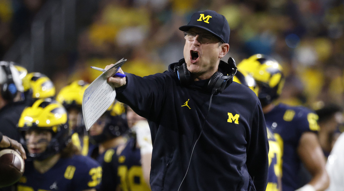 Harbaugh has been knocking on the national championship door the last two seasons.