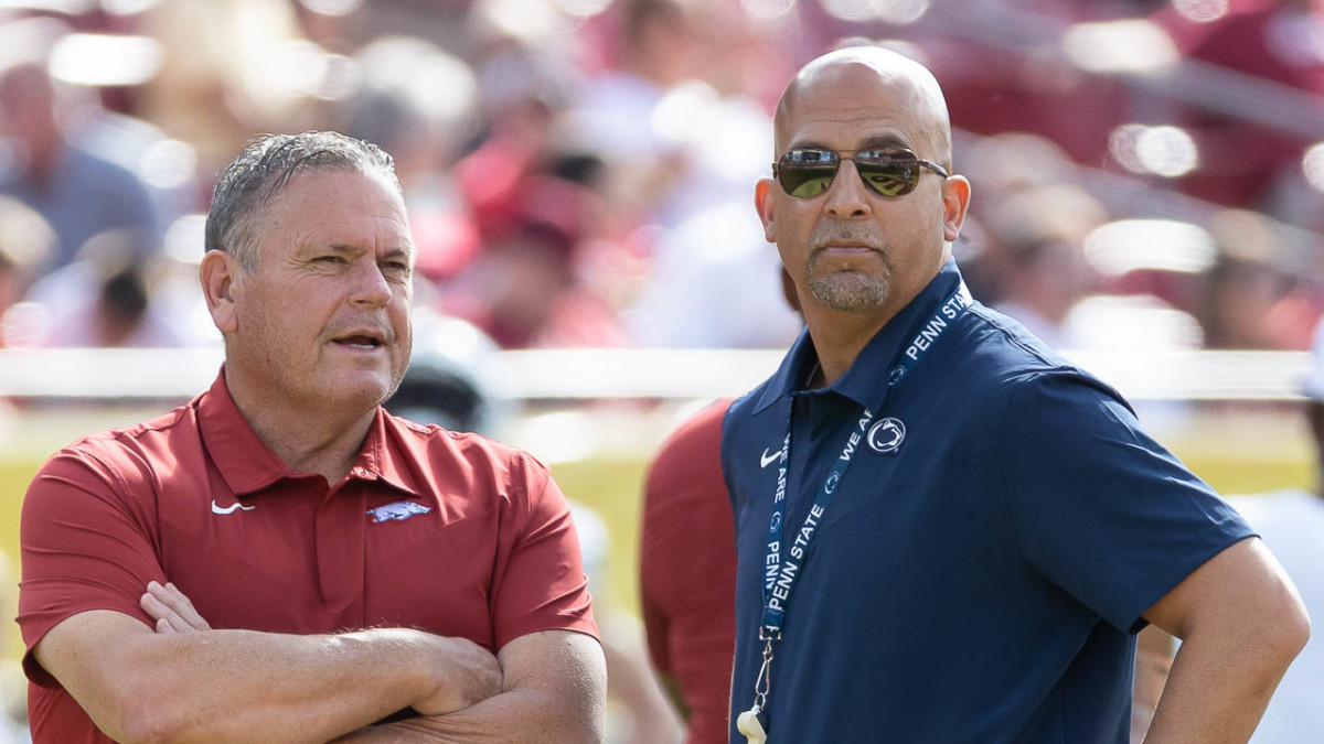 Sam Pittman-James Franklin-Outback Bowl