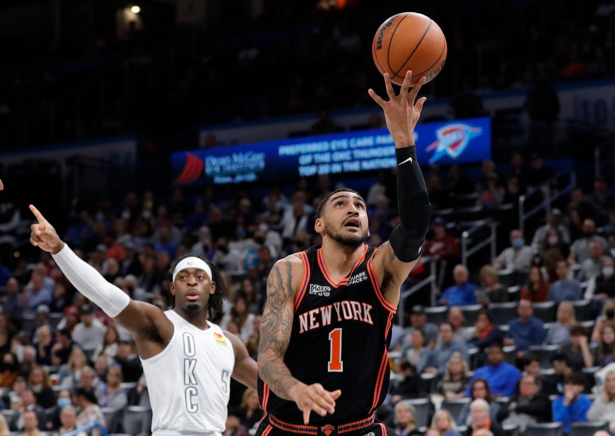 Obi Toppin, Lu Dort, OKC Thunder, New York Knicks