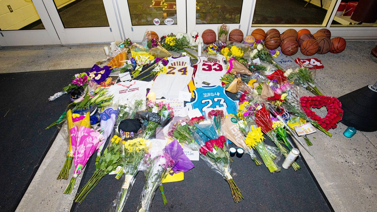 Kobe Bryant Memorial Continues to Grow at Lower Merion High School